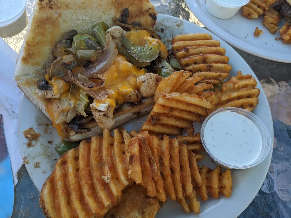 Philly Cheese Chicken Sandwich